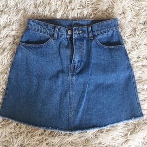 Brandy Melville Jean Skirt